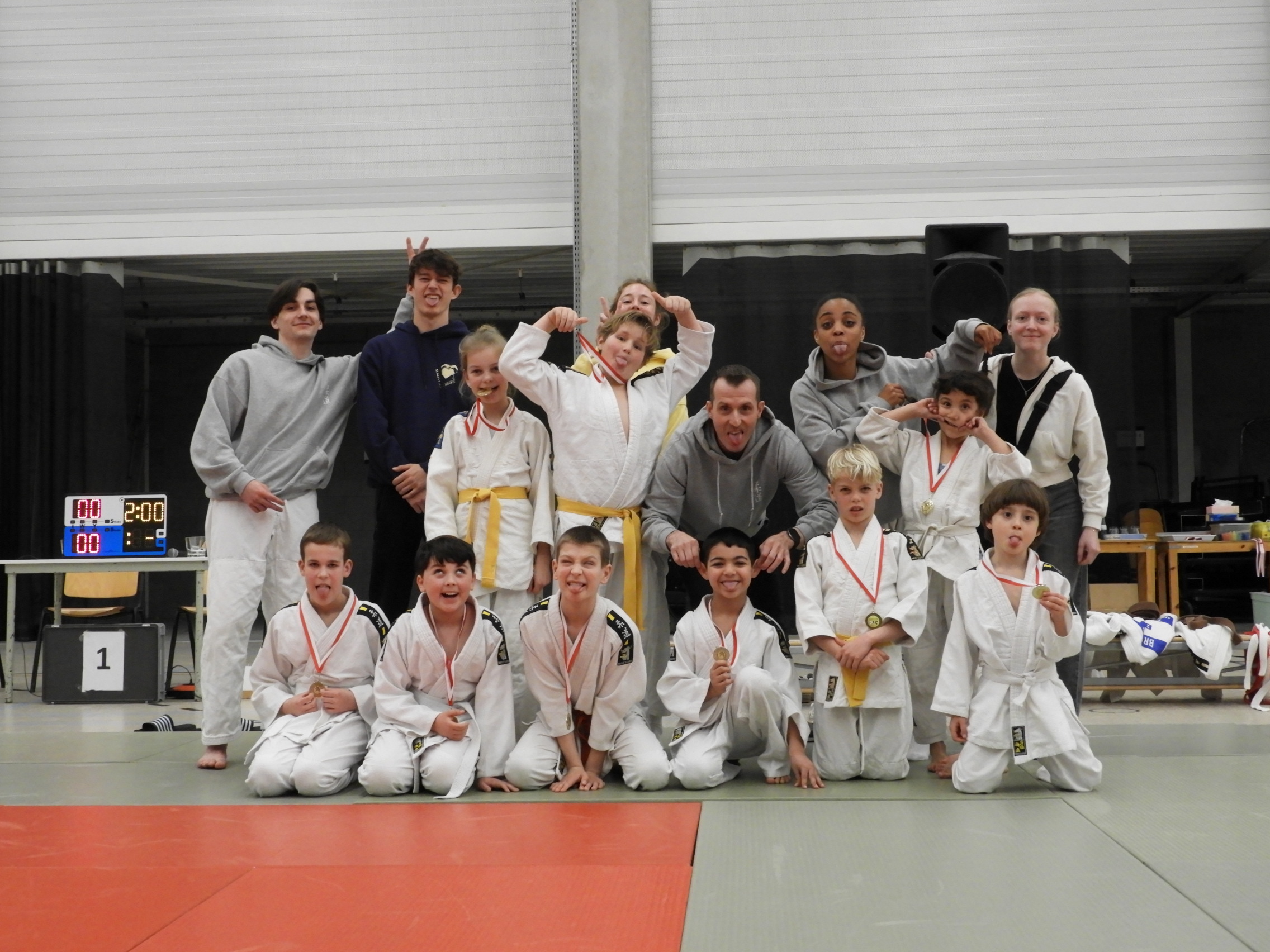 Groeps foto van de Judoclub